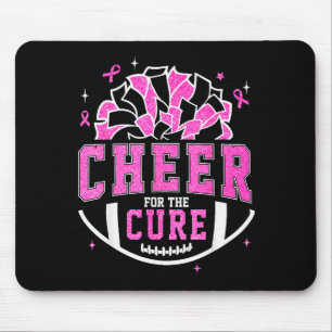 Cheer For The Breast Cancer Awareness Cheerleader Mouse Mat