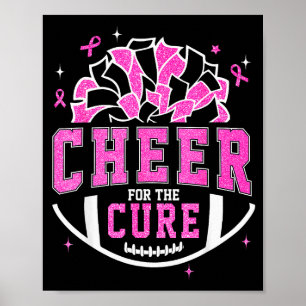 Cheer For The Breast Cancer Awareness Cheerleader Poster