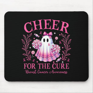 Cheer for The Breast Cancer Awareness Halloween Mouse Mat