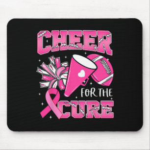 Cheer For The Cure Breast Cancer Awareness Cheerle Mouse Mat