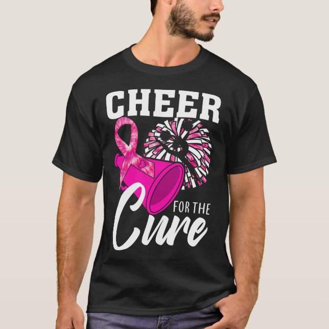 Cheer for The Cure Breast Cancer Awareness Month C T-Shirt (Front)