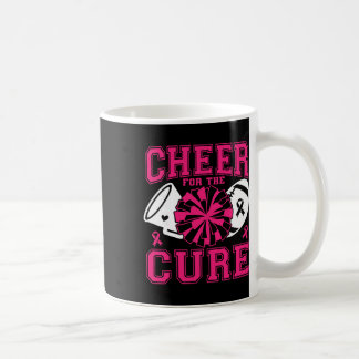 Cheer For The Cure Breast Cancer Awareness Pink Ri Coffee Mug