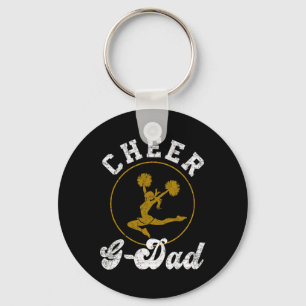 Cheer G Dad Cheerleading Lover Fathers Day Key Ring