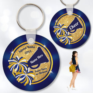 Cheer Gift Ideas Competition or Cheer Favors Key Ring