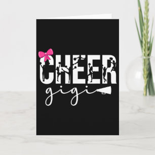 Cheer Gigi Bow Cheerleading Gigi Of A Cheerleader Card