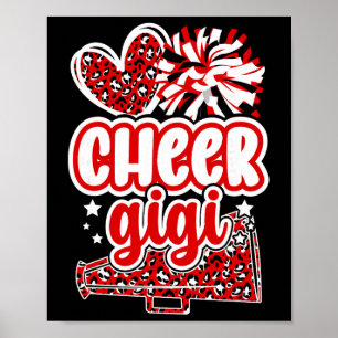 Cheer Gigi Of A Cheerleader Gigi Grandma Cheerlead Poster