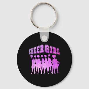 Cheer Girl Funny Cheerleading Quote Cheerleader Te Key Ring