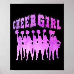 Cheer Girl Funny Cheerleading Quote Cheerleader Te Poster