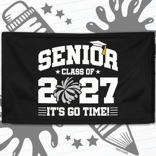 Cheer Graduation Quote Year Senior Class of 2027 Banner