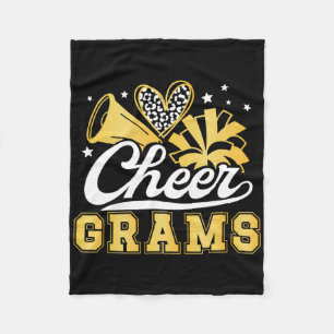 Cheer Grams Of A Cheerleader Grams Cheerleading Gr Fleece Blanket