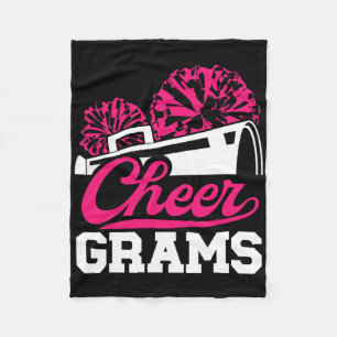 Cheer Grams Of A Cheerleader Grams Cheerleading Gr Fleece Blanket