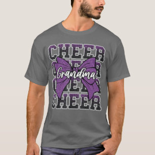 Cheer Grandma Bow Sport Cheerleader Cheerleading P T-Shirt
