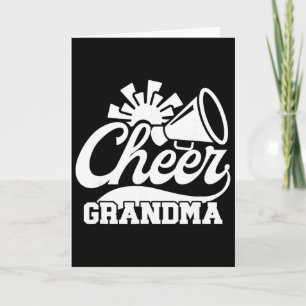 Cheer Grandma Cheerleading Grandma Cheerleader Gra Card