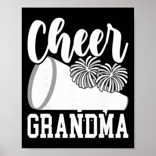 Cheer Grandma Cheerleading Grandma Cheerleader Gra Poster