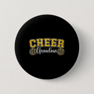 Cheer Grandma My Favourite Cheerleader Calls Me G- 6 Cm Round Badge