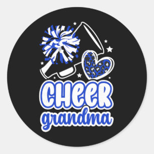 Cheer Grandma Of A Cheerleader Grandmother _1 Classic Round Sticker