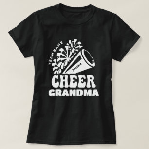 Cheer Grandma with Custom Team Name & Kid's Name T-Shirt