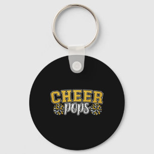 Cheer Grandpa My Favorite Cheerleader Calls Me Pop Key Ring