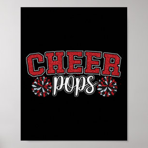 Cheer Grandpa My Favourite Cheerleader Calls Me Po Poster