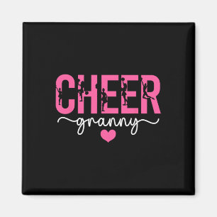 Cheer Granny Cheerleading Granny Of A Cheerleader Magnet