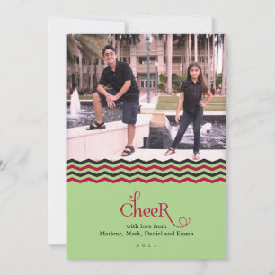 Cheer Holiday Photo Card