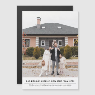 Cheer is Now From Here Holiday Moving Announcement