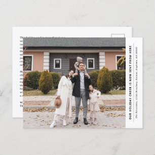 Cheer is Now From Here Holiday Moving Announcement