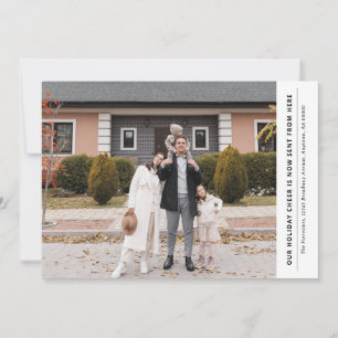 Cheer is Now From Here Holiday Moving Announcement