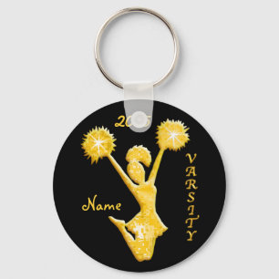 Cheer Keychains with YEAR and Cheerleader's NAME
