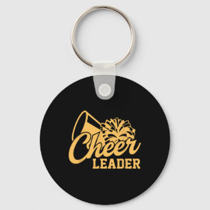 Cheer Leader Girl Women Cheerleader Cheerleading  Key Ring