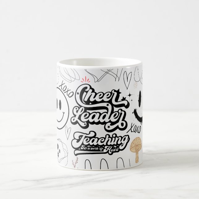 cheer leader teaching xoxo coffee mug (Center)