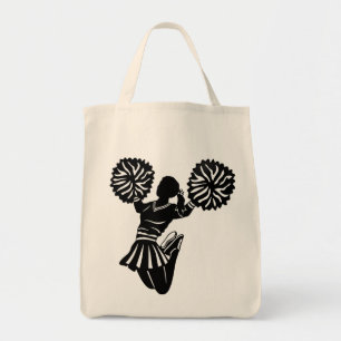 Cheer leader Tote grocery bag