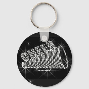 Cheer leading keychain, Copyright Karen J Williams Key Ring