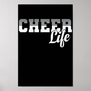 Cheer Life Cheerleader Sport turnen anfeuern Poster