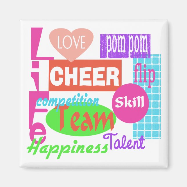 Cheer Life Magnet (Front)