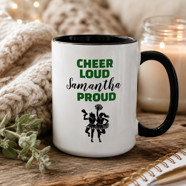 Cheer Loud Cheer Proud Personalised Mug (Creator Uploaded)