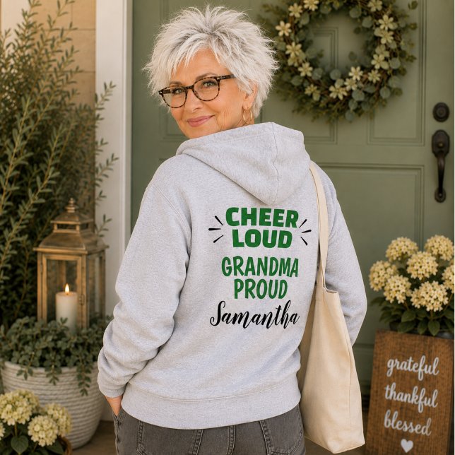 Cheer Loud Personalised Grandma Cheer Sweatshirt (Creator Uploaded)
