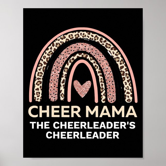 Cheer Mama CheerMom Women Cheerleader Mum  Poster (Front)