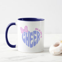Cheer Mama Mum Cute Heart With Bow