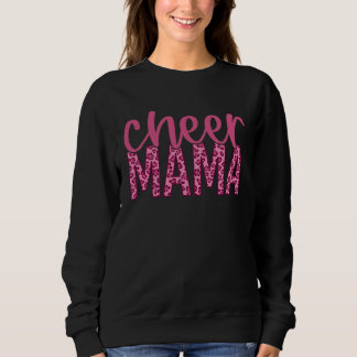 Cheer Mama Pink Leopard Print Sweatshirt