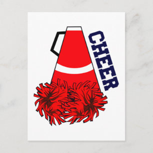 Cheer Megaphone Postcard