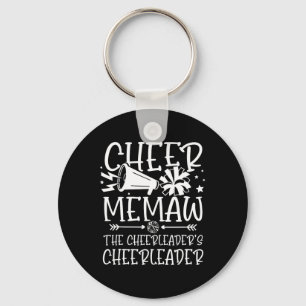 Cheer Memaw Of A Cheerleader Memaw Proud Cheerlead Key Ring
