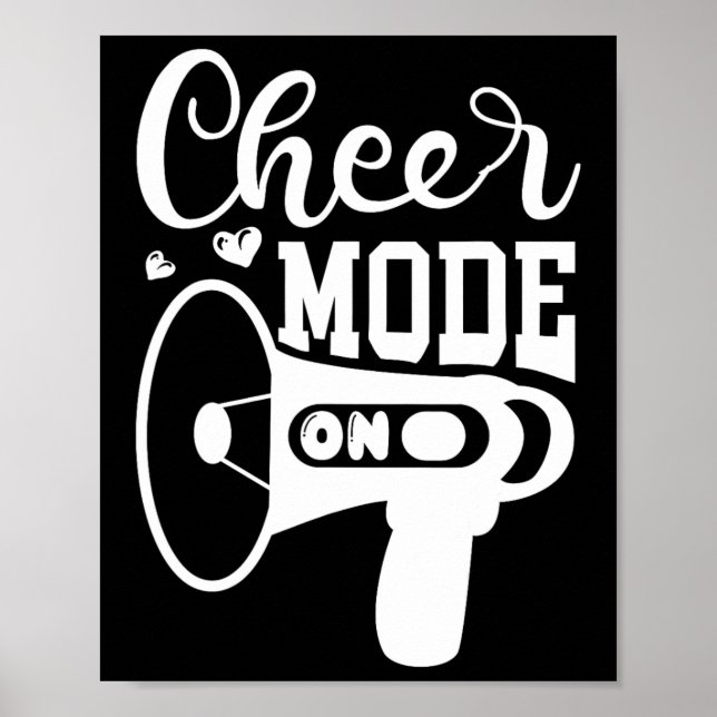 Cheer Mode On Cheerleader  Poster (Front)