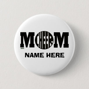 CHEER MOM BUTTON (CUSTOM)