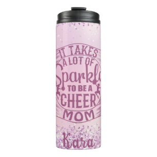Cheer Mom Custom Thermal Tumbler