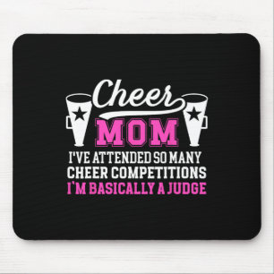 Cheer Mom Sically A Judge Cheer Mama Of A Cheerlea Mouse Mat
