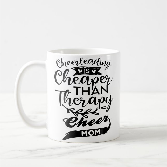 Cheer Mother Mama Parents Cheerleading Mum Coffee Mug (Left)