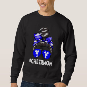 Cheer Mother Mama Parents Cheerleading Mum Messy B Sweatshirt