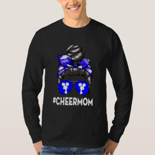 Cheer Mother Mama Parents Cheerleading Mum Messy B T-Shirt