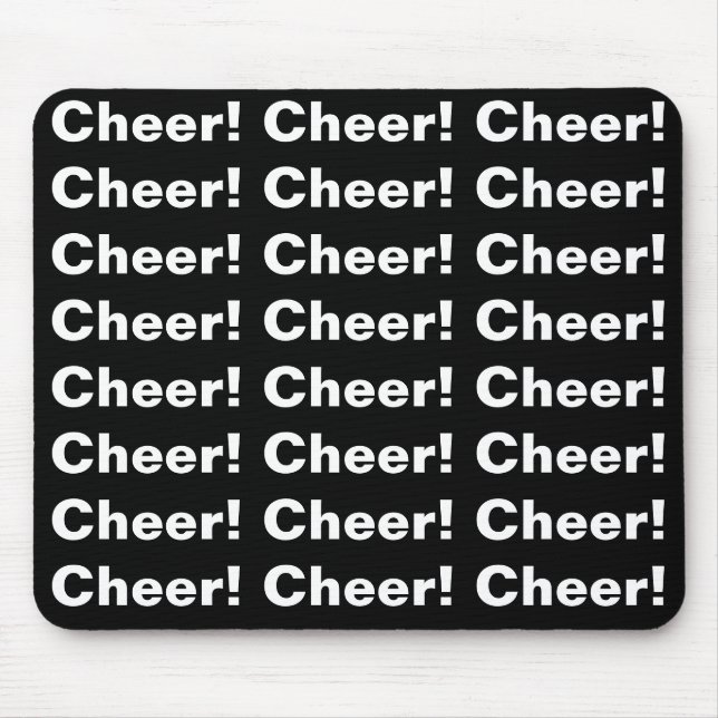 Cheer Mouse Mat (Front)